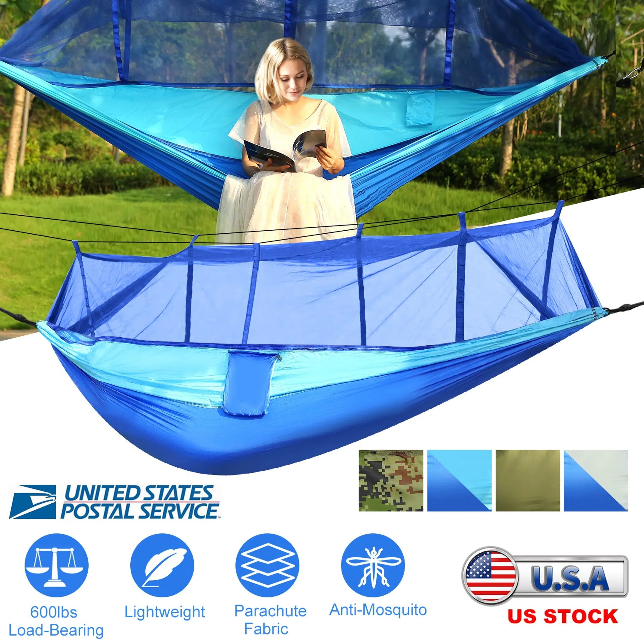 600lbs Load 2 Persons Hammock