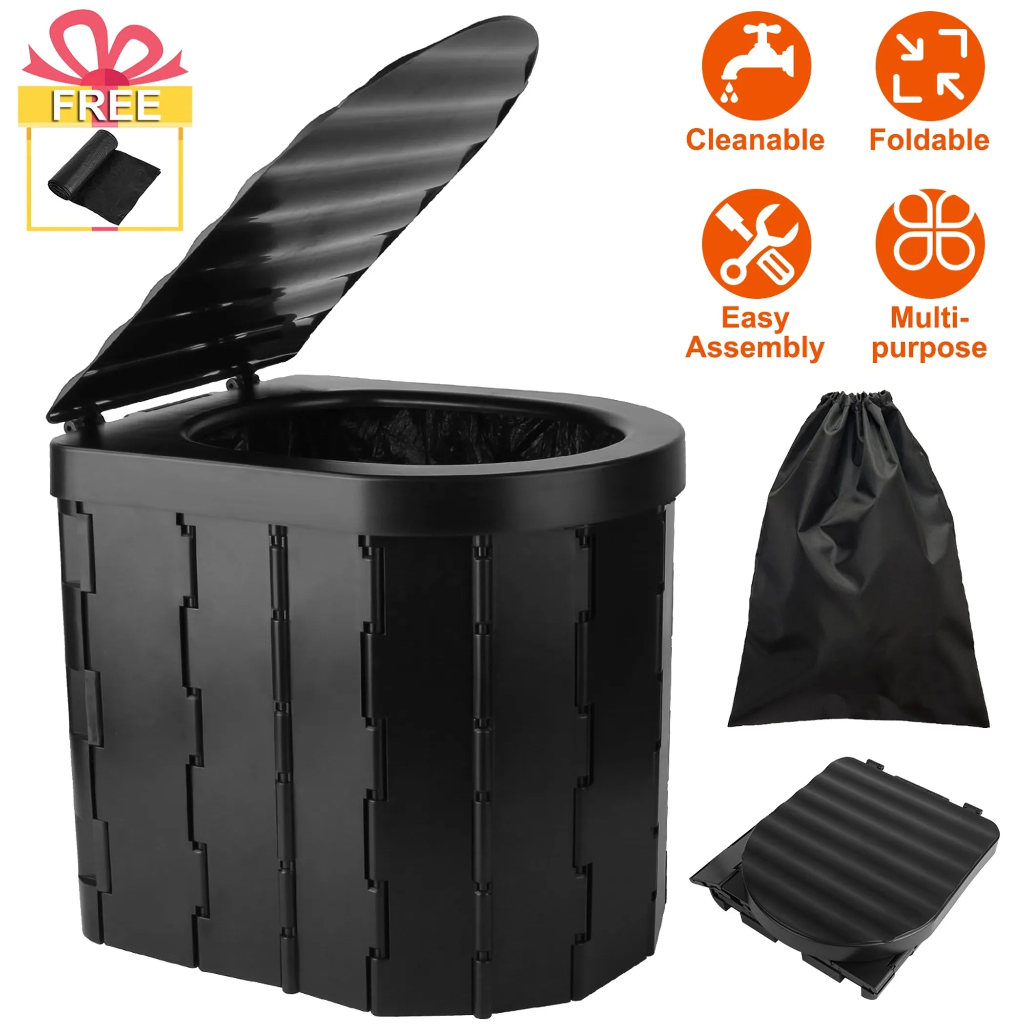 Foldable Emergency Toilet