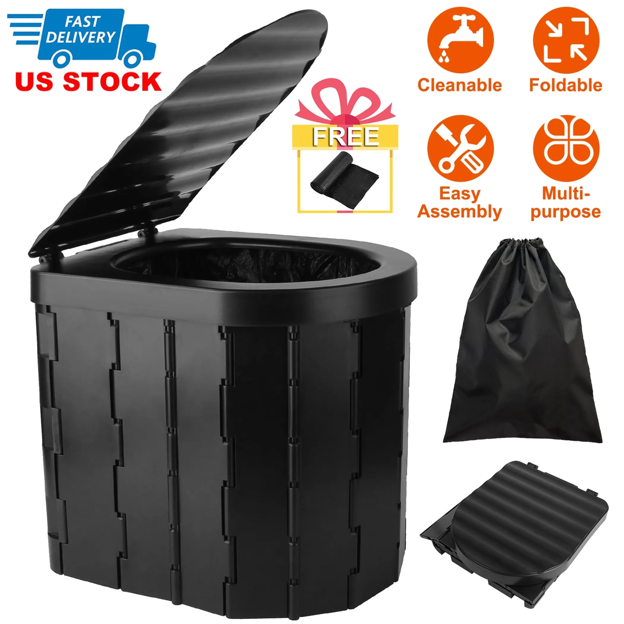Foldable Emergency Toilet