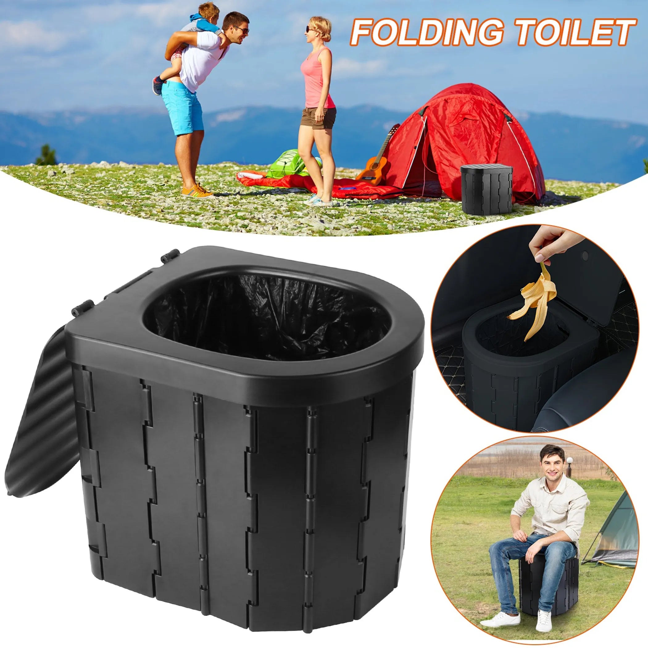 Foldable Emergency Toilet
