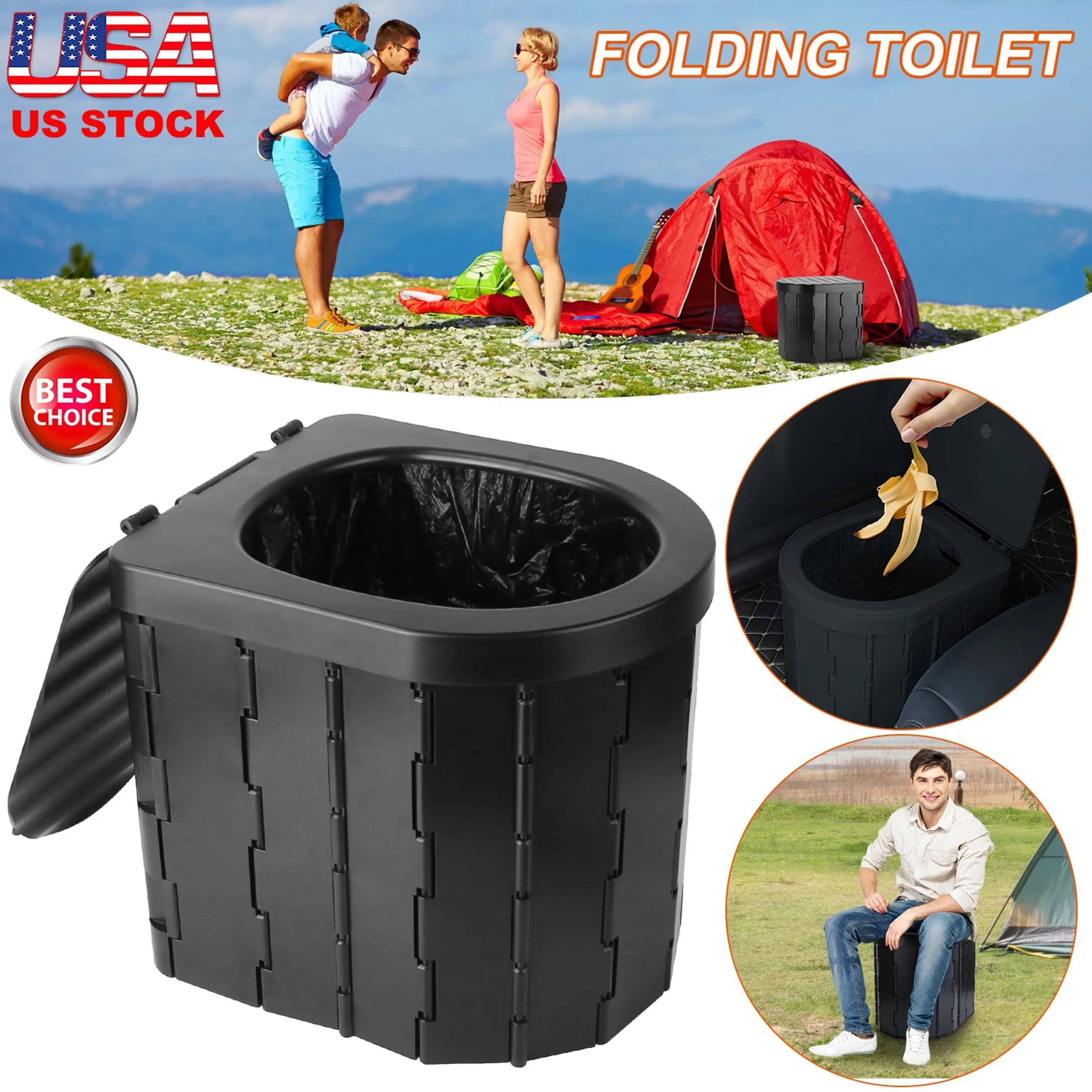 Foldable Emergency Toilet