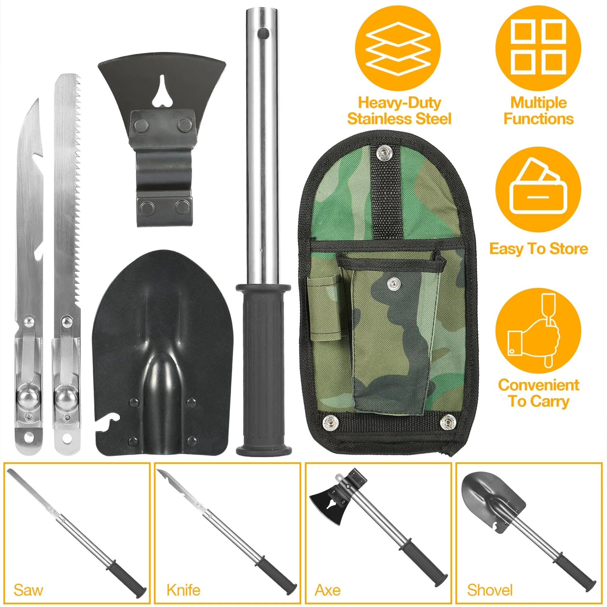 6-in-1 Multi Tool Survival Kit