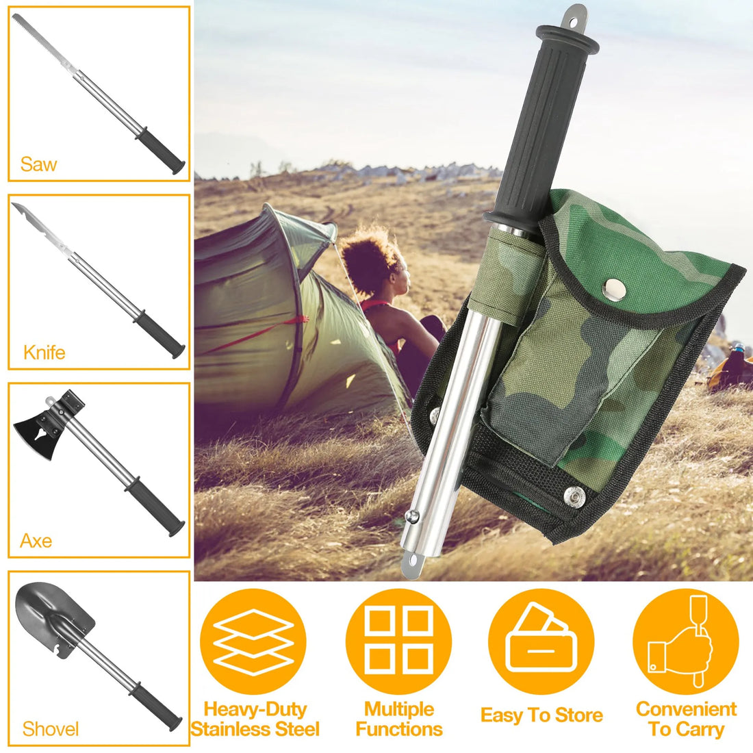 6-in-1 Multi Tool Survival Kit
