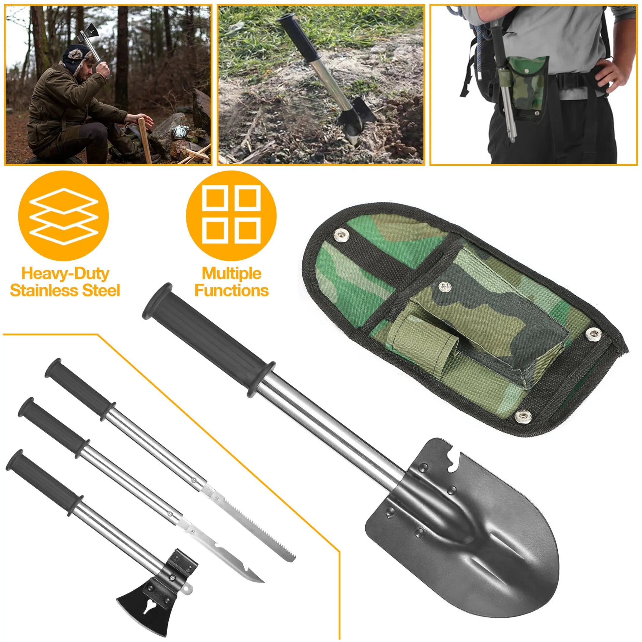 6-in-1 Multi Tool Survival Kit